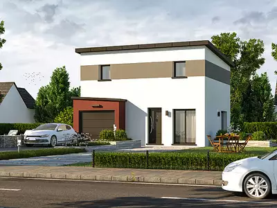 Maison neuve, 73 m²