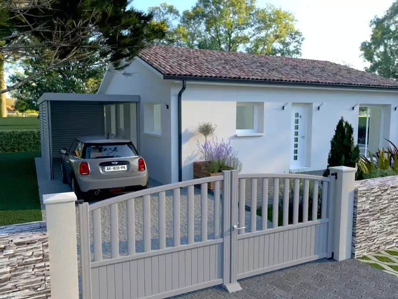 Maison neuve, 90 m² - Saint-Caprais-de-Bordeaux (33880)