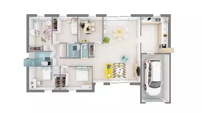 Maison neuve, 80 m²