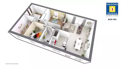 Maison neuve, 98 m²