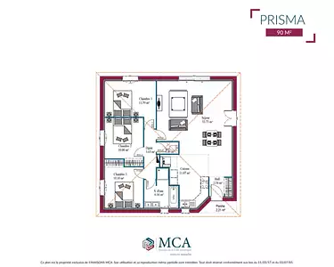 Maison neuve, 90 m²