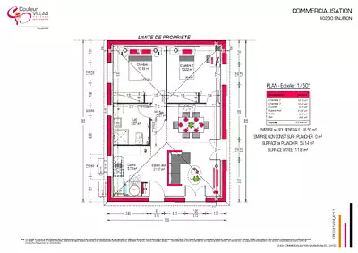 Maison neuve, 55 m²