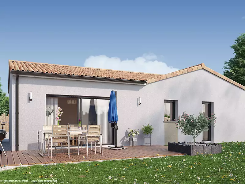 Maison neuve, 83 m² - Magescq (40140)