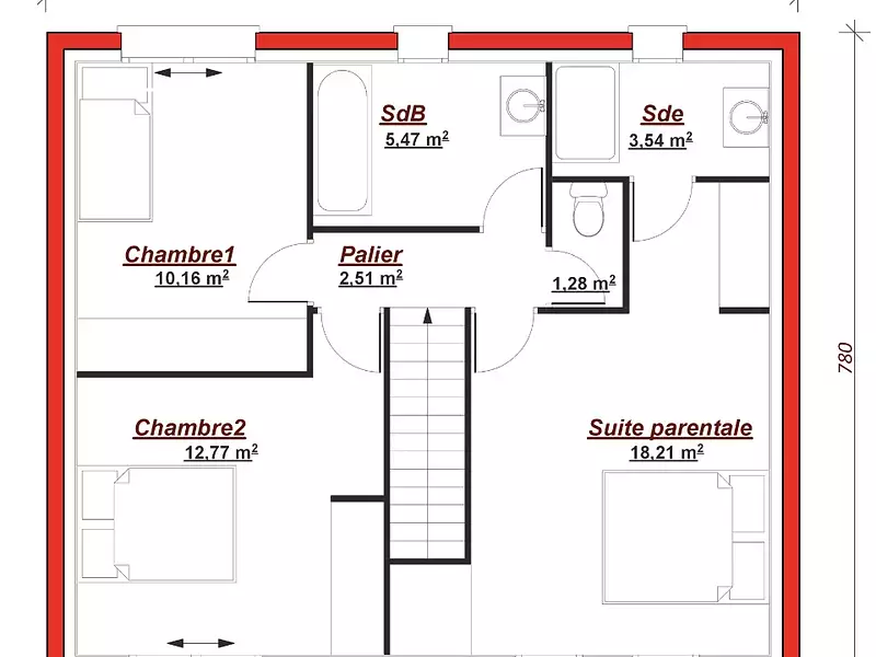 Maison neuve, 110 m² - Antony (92160)