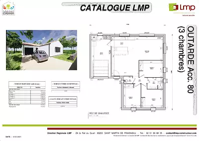 Maison neuve, 80 m²