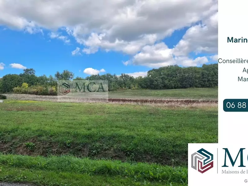 Terrain à bâtir, 2 165 m² - Duras (47120)