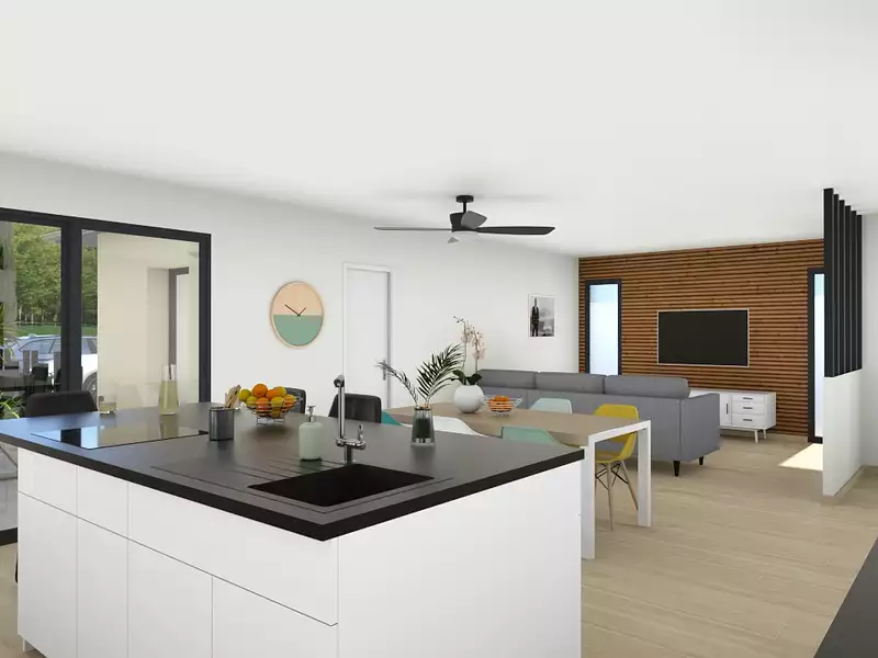 Maison neuve, 95 m² - Savigneux (01480)