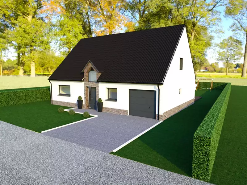 Maison neuve, 130 m² - Tilloy-lez-Marchiennes (59870)