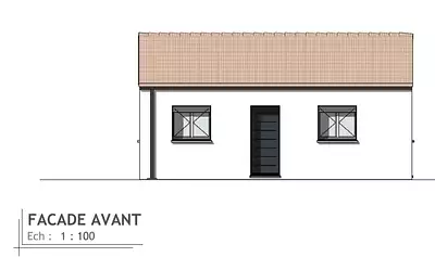 Maison neuve, 54 m²