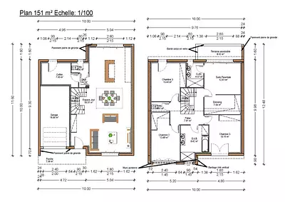 Maison neuve, 150 m²