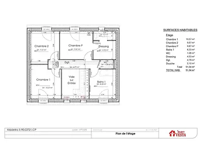 Maison neuve, 99 m²