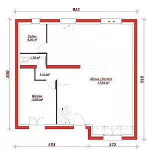 Maison neuve, 110 m²