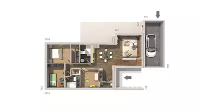 Maison neuve, 95 m²