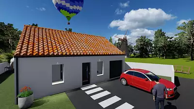 Maison neuve, 54 m²