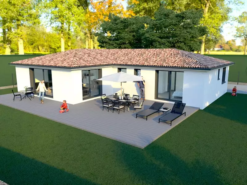 Maison neuve, 90 m² - Lavalette (11290)