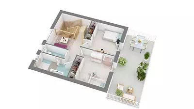 Maison neuve, 84 m²