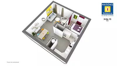 Maison neuve, 73 m²