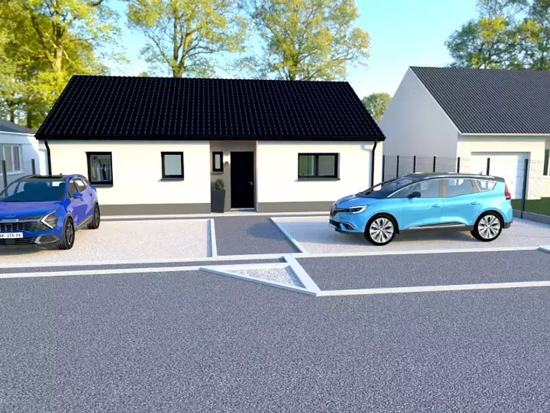 Maison neuve, 93 m² - Noyelles-Godault (62950)