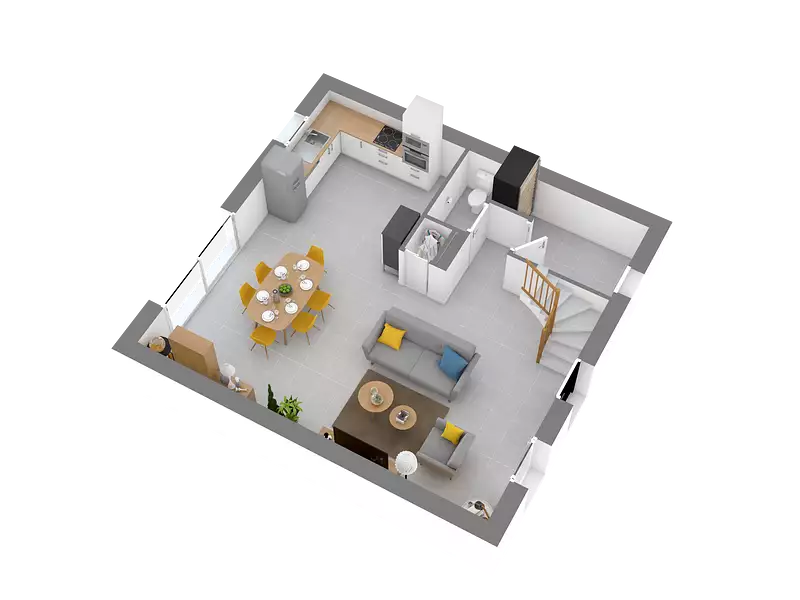 Maison neuve, 90 m² - Hommes (37340)