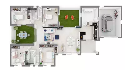 Maison neuve, 133 m²