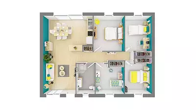 Maison neuve, 80 m²