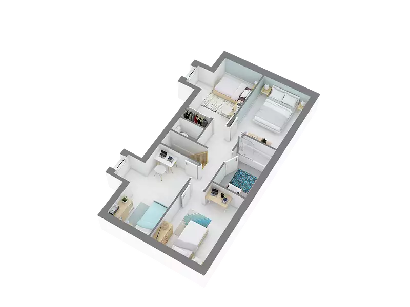 Maison neuve, 98,31 m² - Senlis (60300)