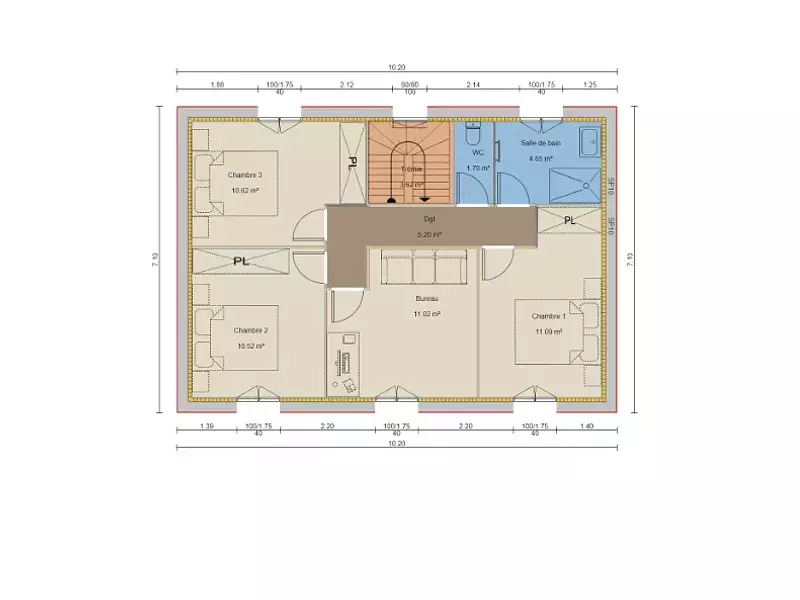 Maison neuve, 100 m² - Domazan (30390)