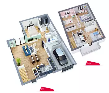 Maison neuve, 90 m²