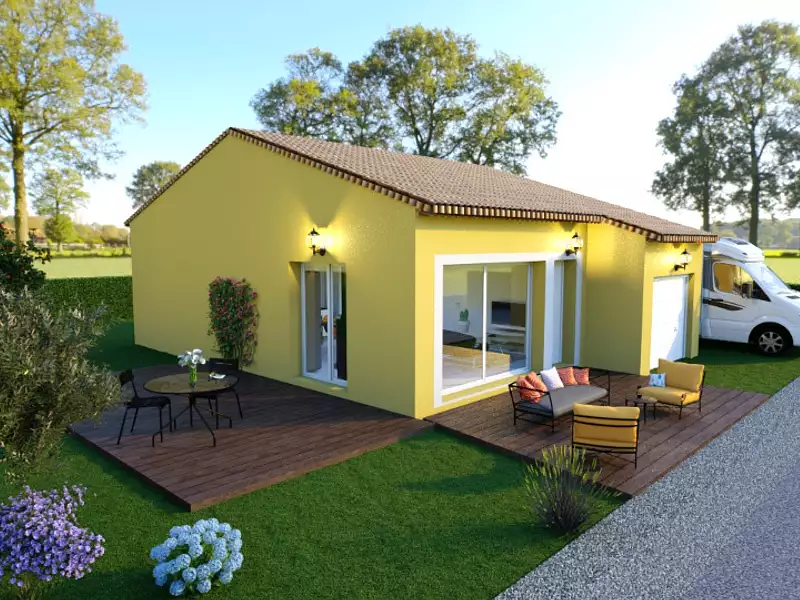 Maison neuve, 75 m² - Barbaira (11800)