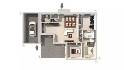 Maison neuve, 91 m²