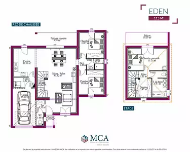 Maison neuve, 115 m²