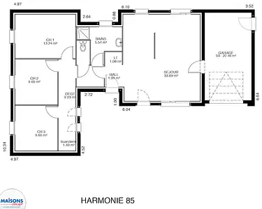 Maison neuve, 109 m²