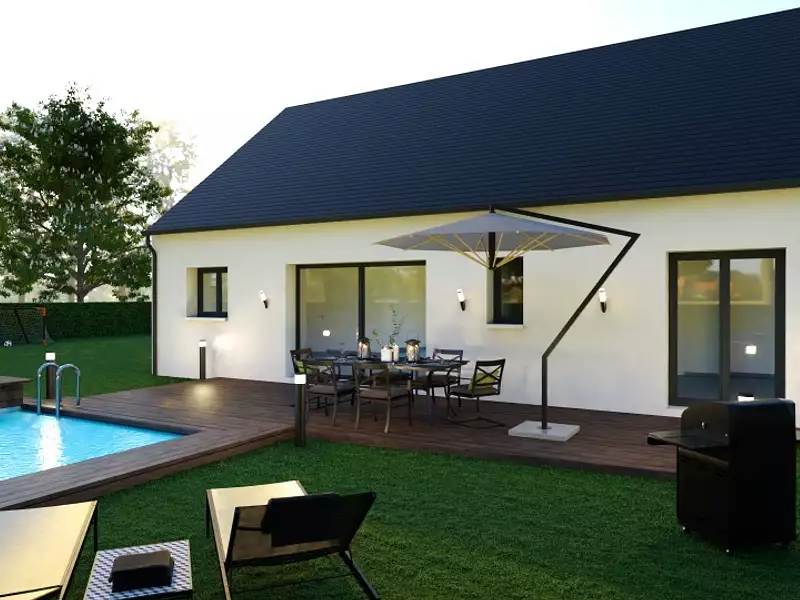 Maison neuve, 95 m² - Marçay (37500)