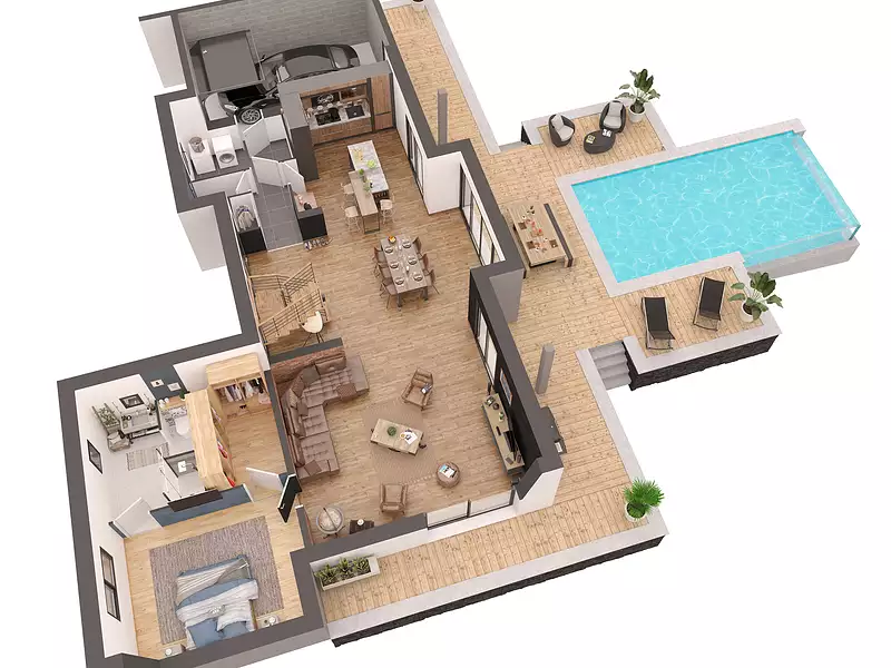 Maison neuve, 203 m² - Marcilly-sur-Vienne (37800)