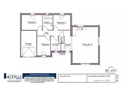 Maison neuve, 93 m²