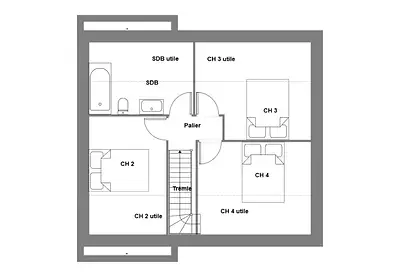 Maison neuve, 89 m²