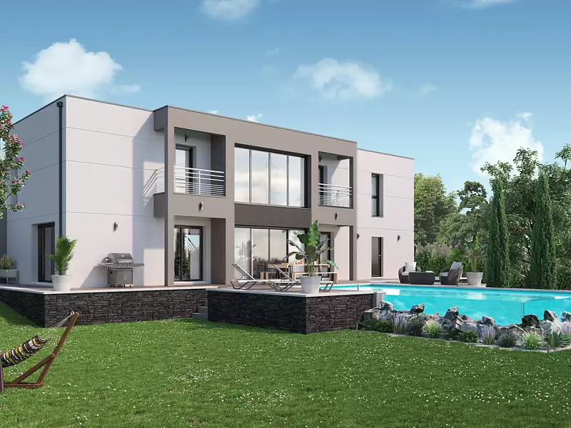 Maison neuve, 203 m² - Monnaie (37380)