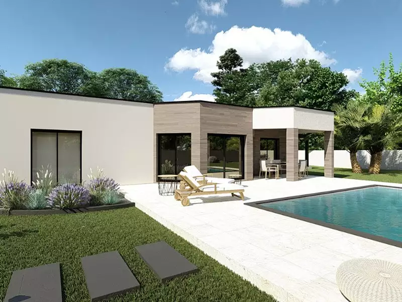 Maison neuve, 107 m² - Le Barp (33114)