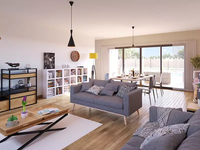 Maison neuve, 131 m² - Gastes (40160)