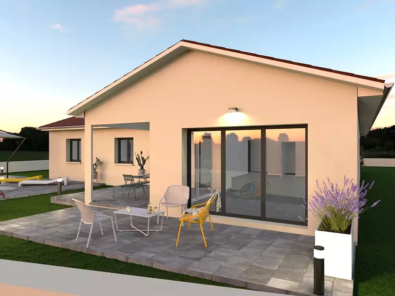 Maison neuve, 120 m² - Saint-André-de-Bâgé (01380)