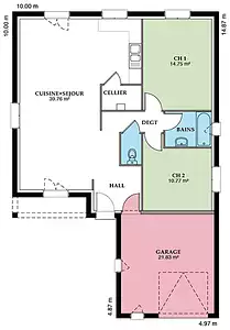 Maison neuve, 89 m²