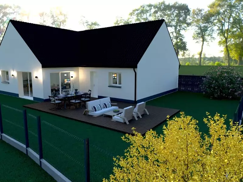 Maison neuve, 100 m² - Lapugnoy (62122)