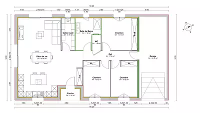 Maison neuve, 98 m²