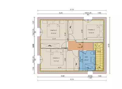 Maison neuve, 83 m²