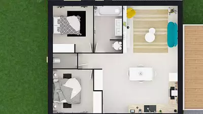 Maison neuve, 64 m²