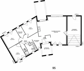 Maison neuve, 125 m²