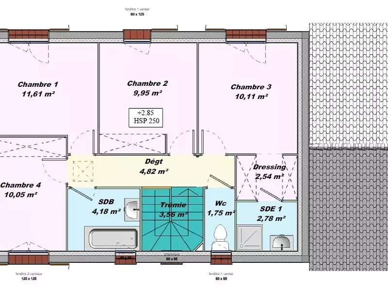 Maison neuve, 120 m² - Pierrelatte (26700)