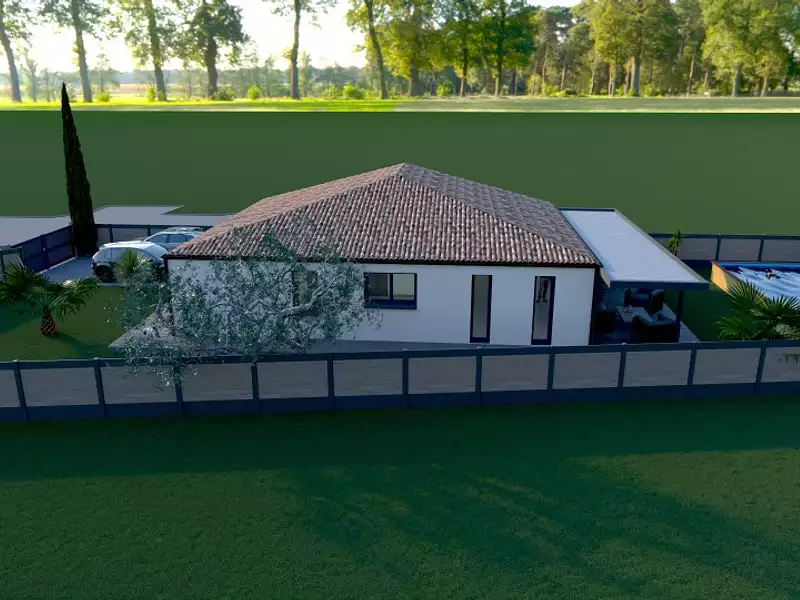 Maison neuve, 90 m² - Palaja (11570)