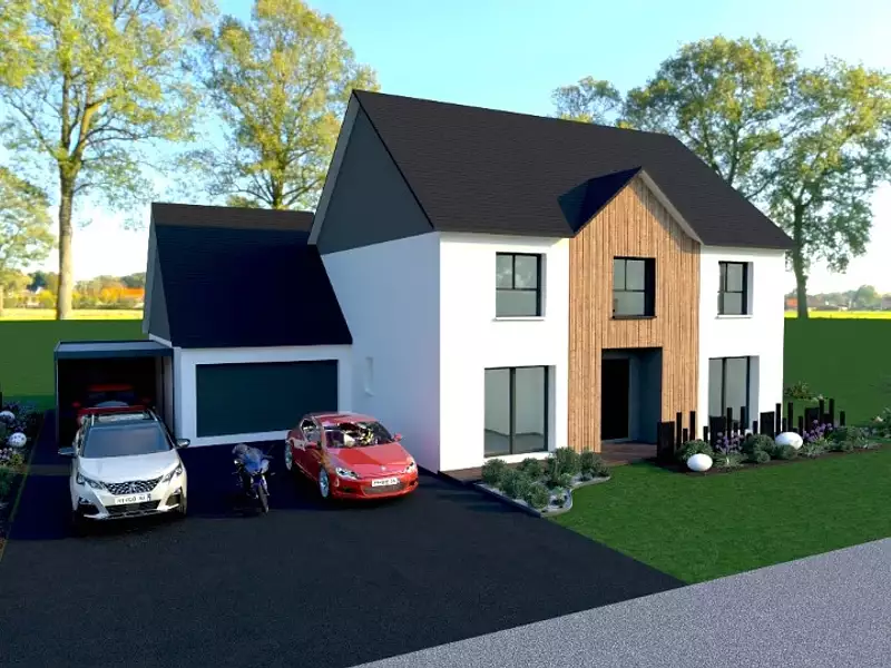 Maison neuve, 120 m² - Franqueville-Saint-Pierre (76520)