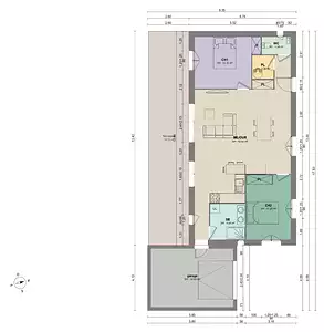 Maison neuve, 75 m²